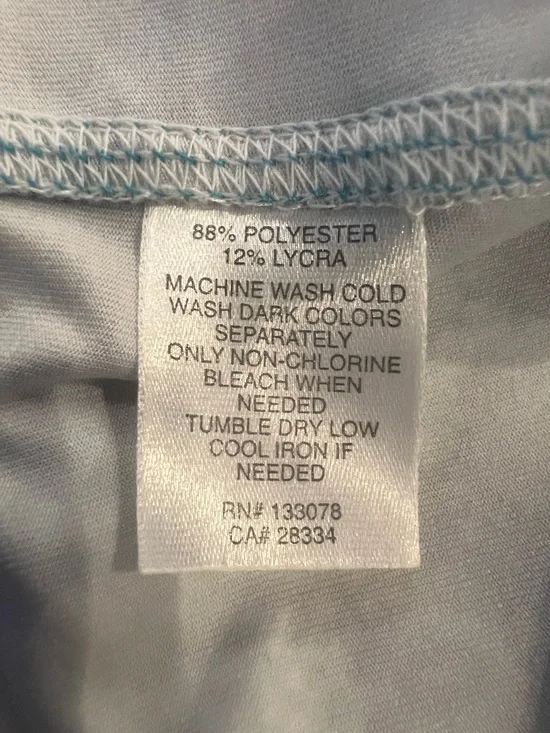 Lucky in Love Blue Multi-Pattern Tiered Mini Tennis Skirt - Picture 6 of 7